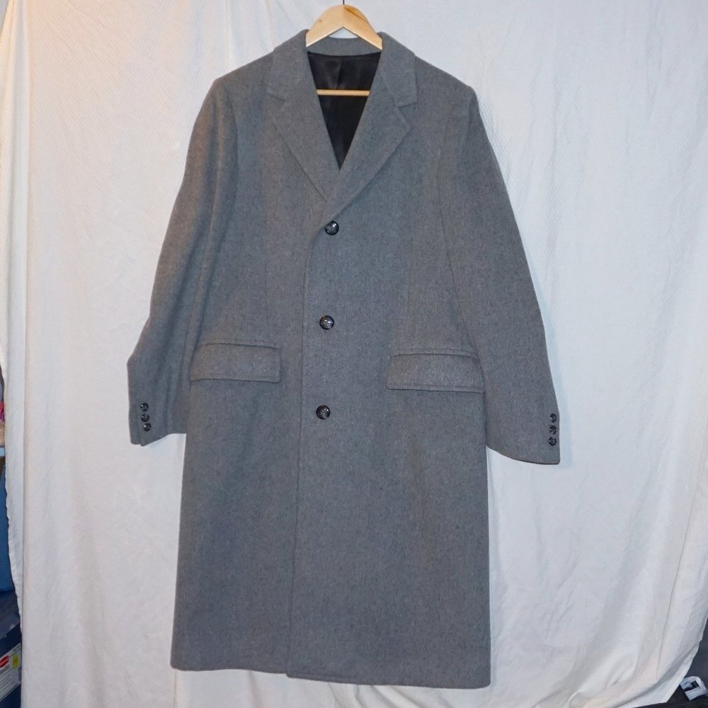 Adams Row Men's Wool Coat - Vintage